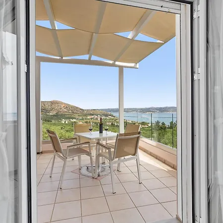 Villa Sea View Manolis With Private Pool Near The Kalyves