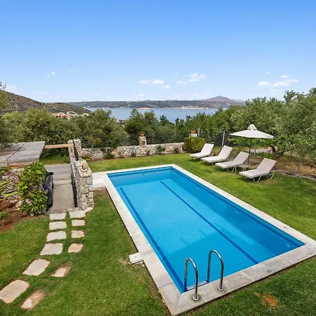 Villa Sea View Manolis With Private Pool Near The Kalyves